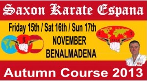 Spain Autumn course Fri 15th - Sun 17th November 2013
